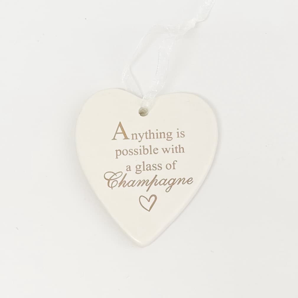 Ceramic Heart with Quote