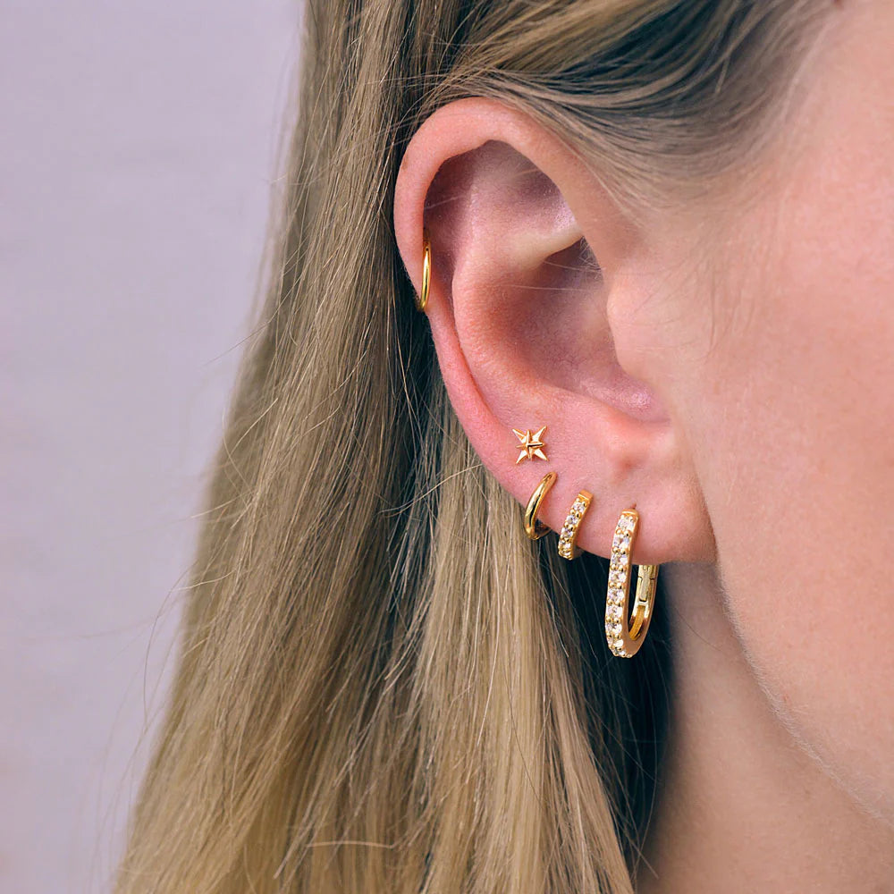 North Star Earring | Gold