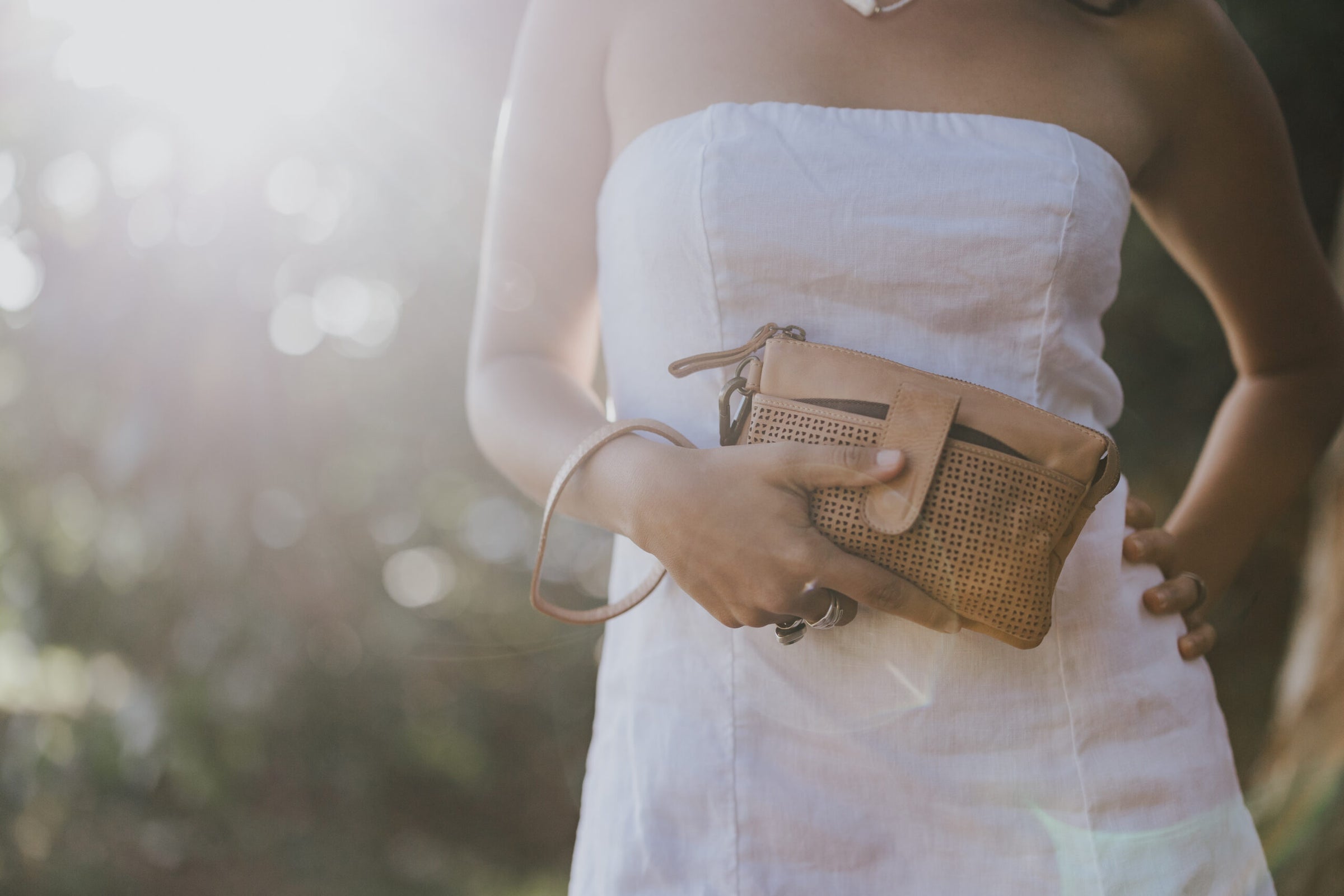 Flip Leather Crossbody Bag