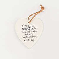 Ceramic Heart with Quote