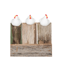 Chicken Pot Sitter | White Large