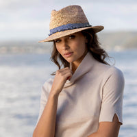 Christine Raffia Fedora