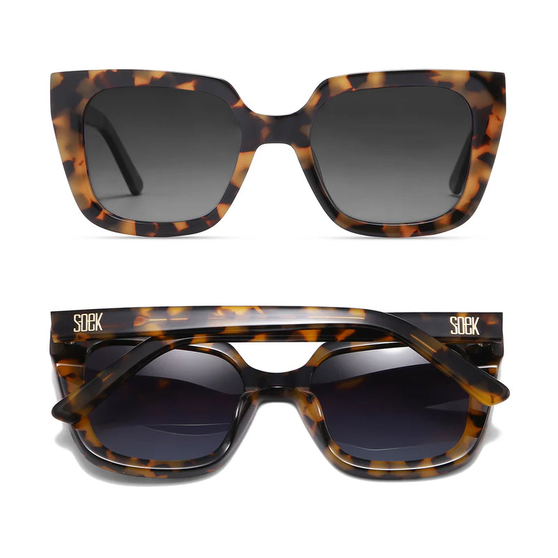 Harper Honey Tort | Bio Acetate Tortoise Frame l Brown Graduated Polarised Lens