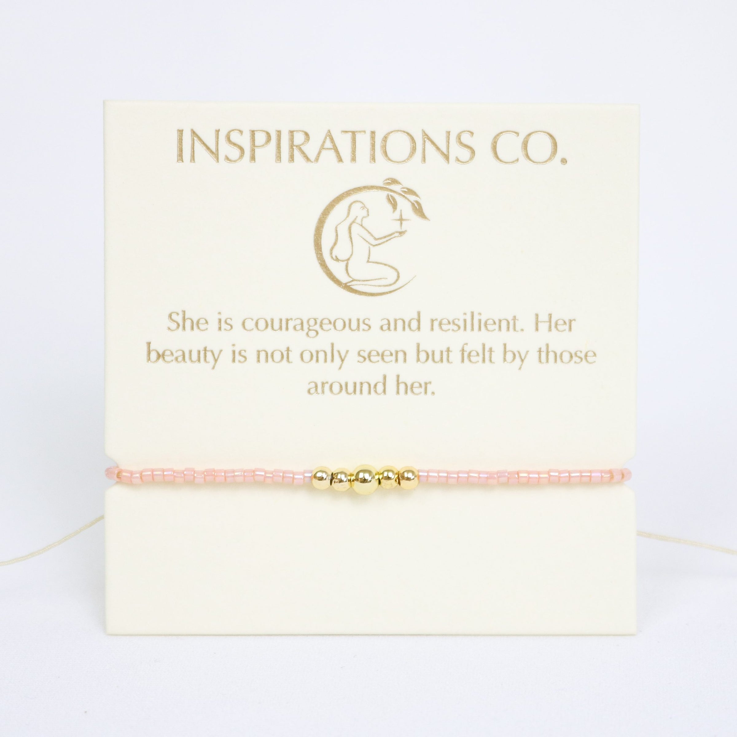 Inspiration Bracelet Courageous and Resilient