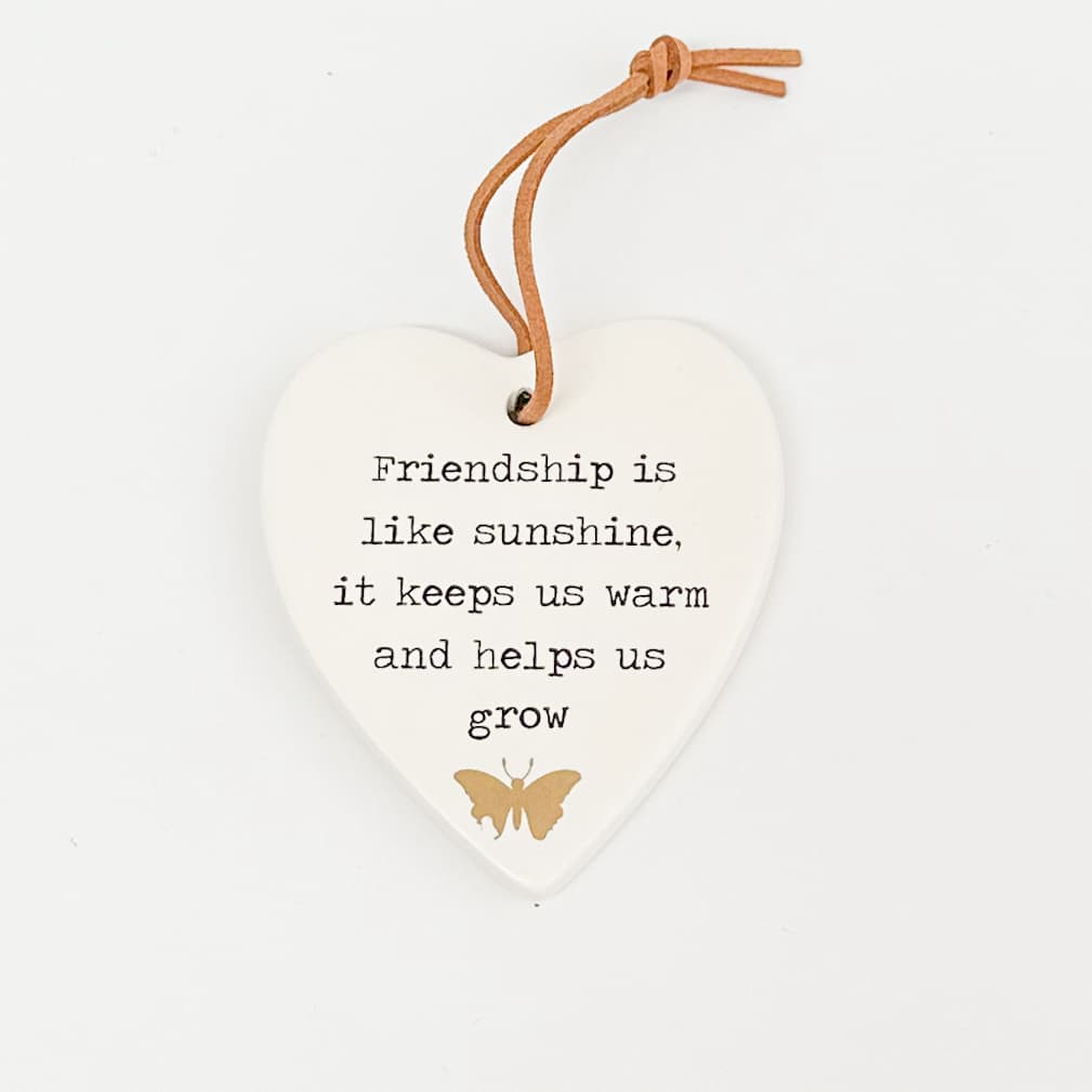 Ceramic Heart with Quote