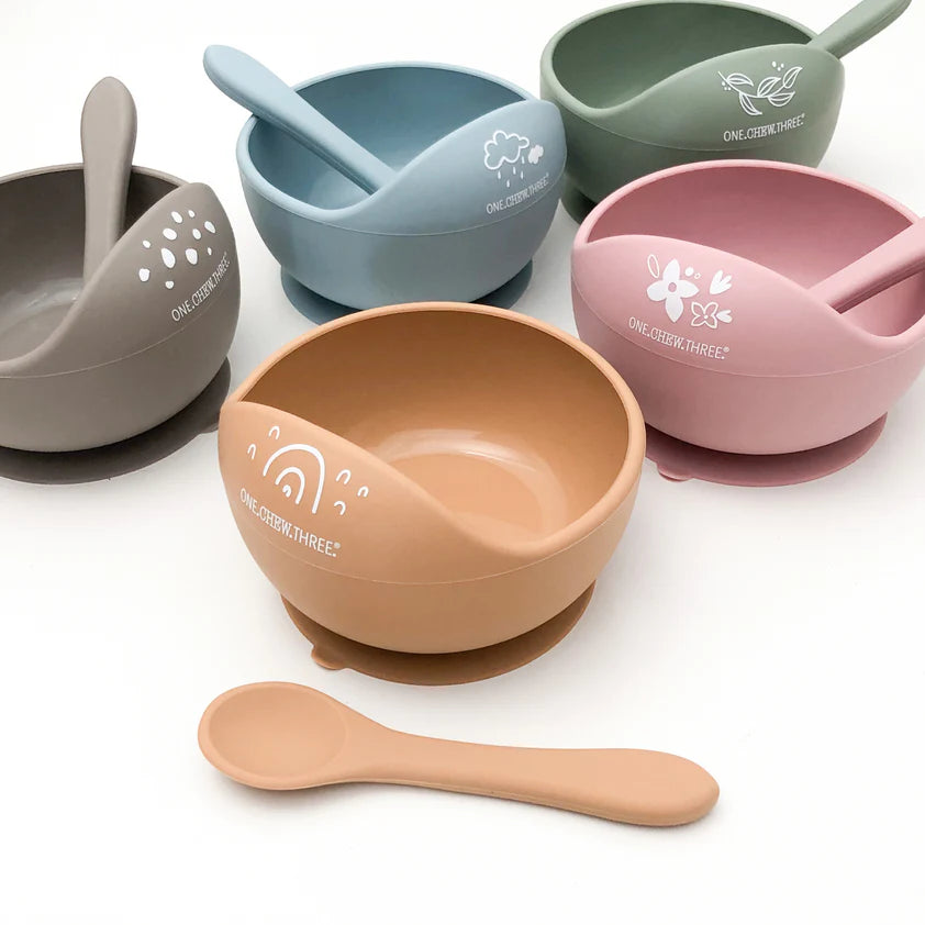 Silicone Scoop Bowl and Spoon set