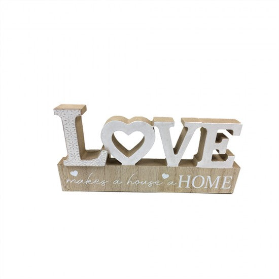 Wooden Letter Plaque | Love