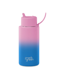 Limited Edition Gradient Ceramic Reusable Bottle | 34oz 1000ml ( 1 Litre)