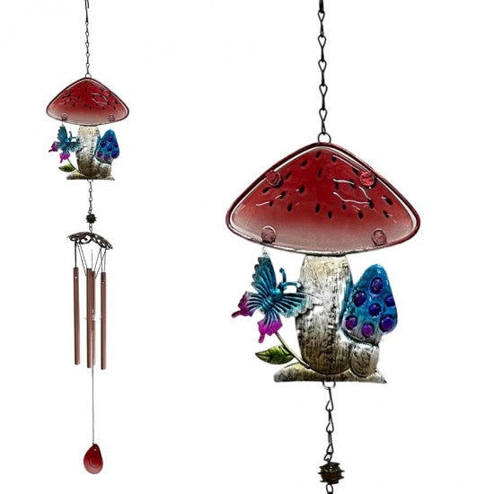 Metal Mushroom Wind Chime