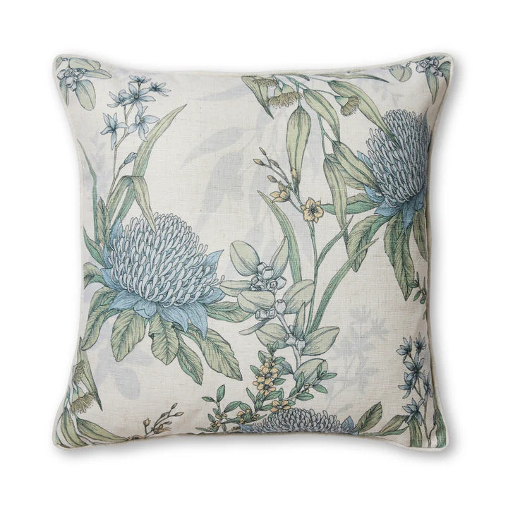 Glenelg White/Blue Cushion