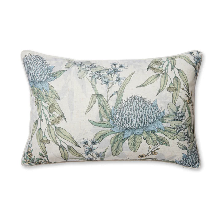 Glenelg White/Blue Cushion