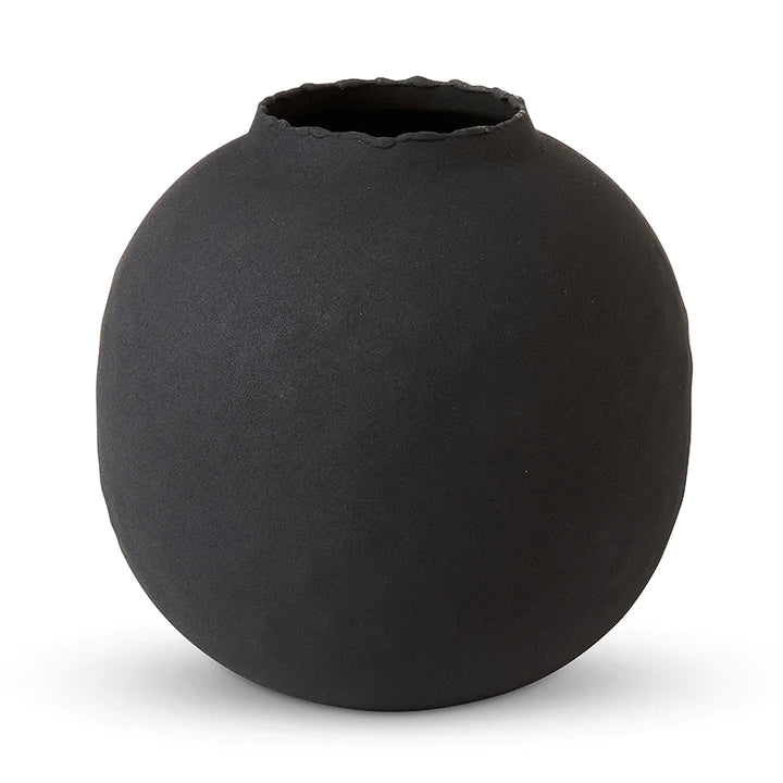 Sydney Black Textured Vase