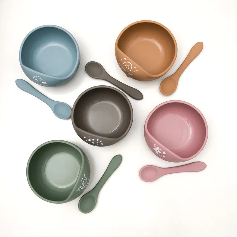 Silicone Scoop Bowl and Spoon set