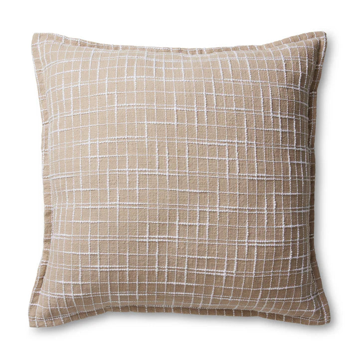 Olsen White Check Cushion