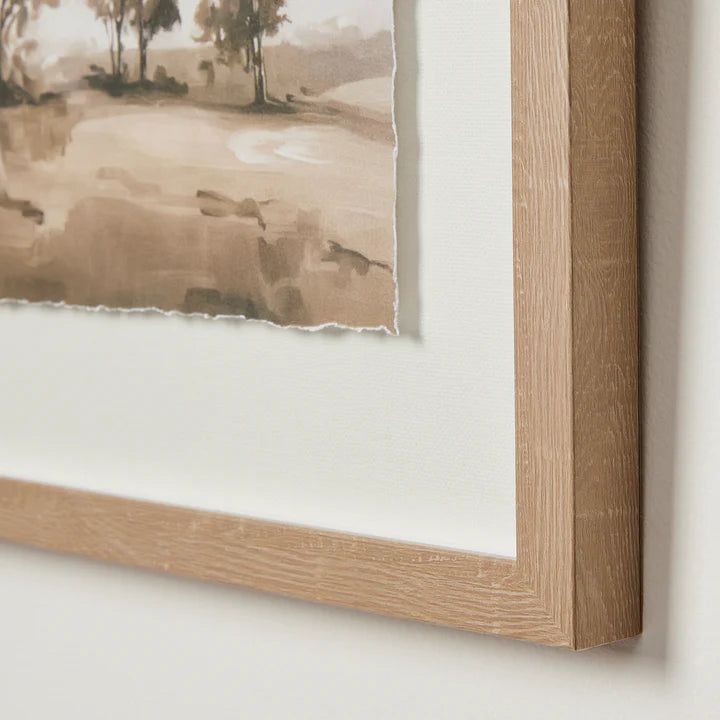 Treescape Sepia Framed Artwork