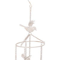 Wind Chime Cast Iron White