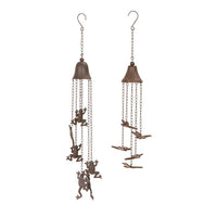 Wind Chime Cast Iron Brown