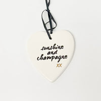 Ceramic Heart with Quote