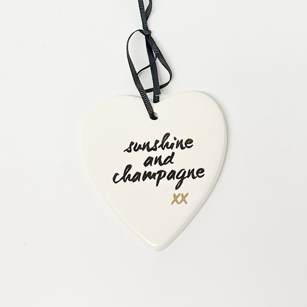 Ceramic Heart with Quote