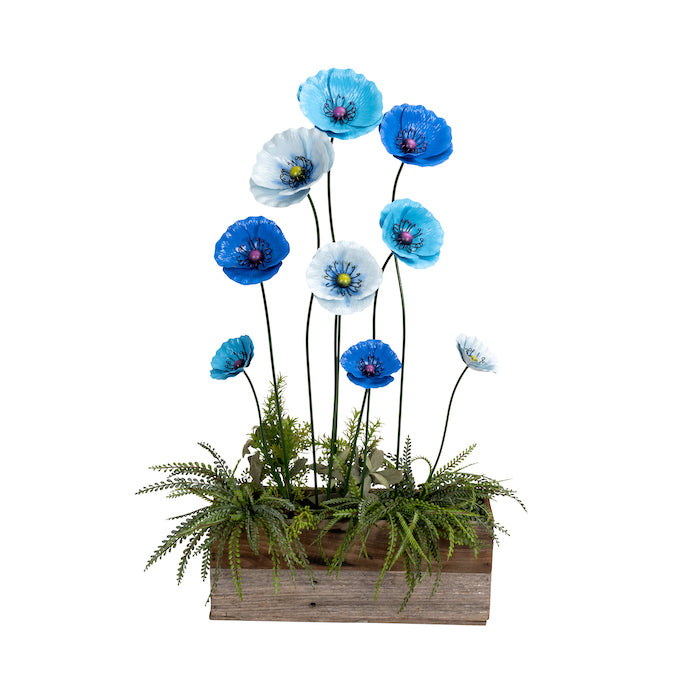 Stake Poppy Blue