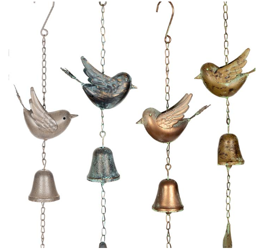 Chain Bird w/Bell Assorted