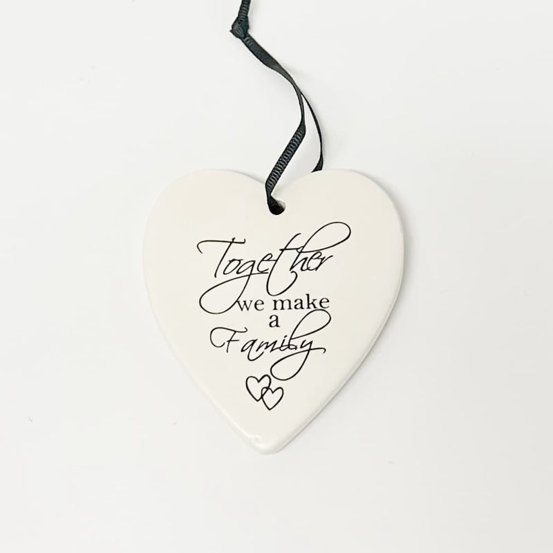 Ceramic Heart with Quote