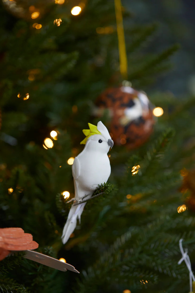 Yellow Cockatoo Clip Bird