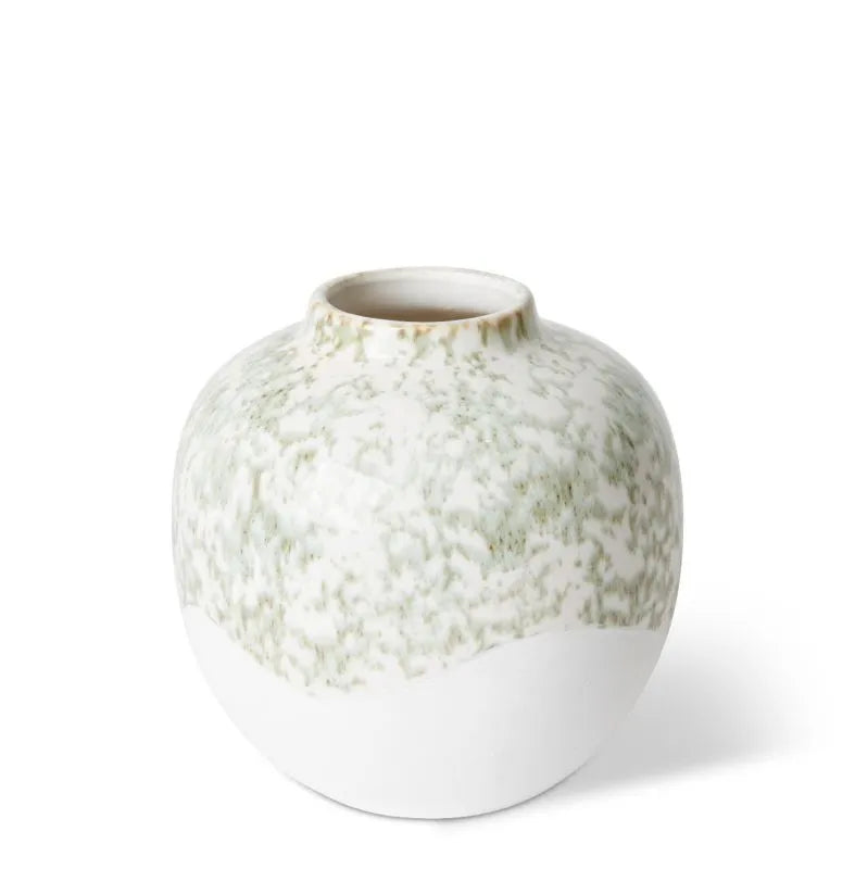 Alameda Vase | Green/White