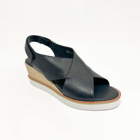 Mila Wedge Sandal | Deep Ocean