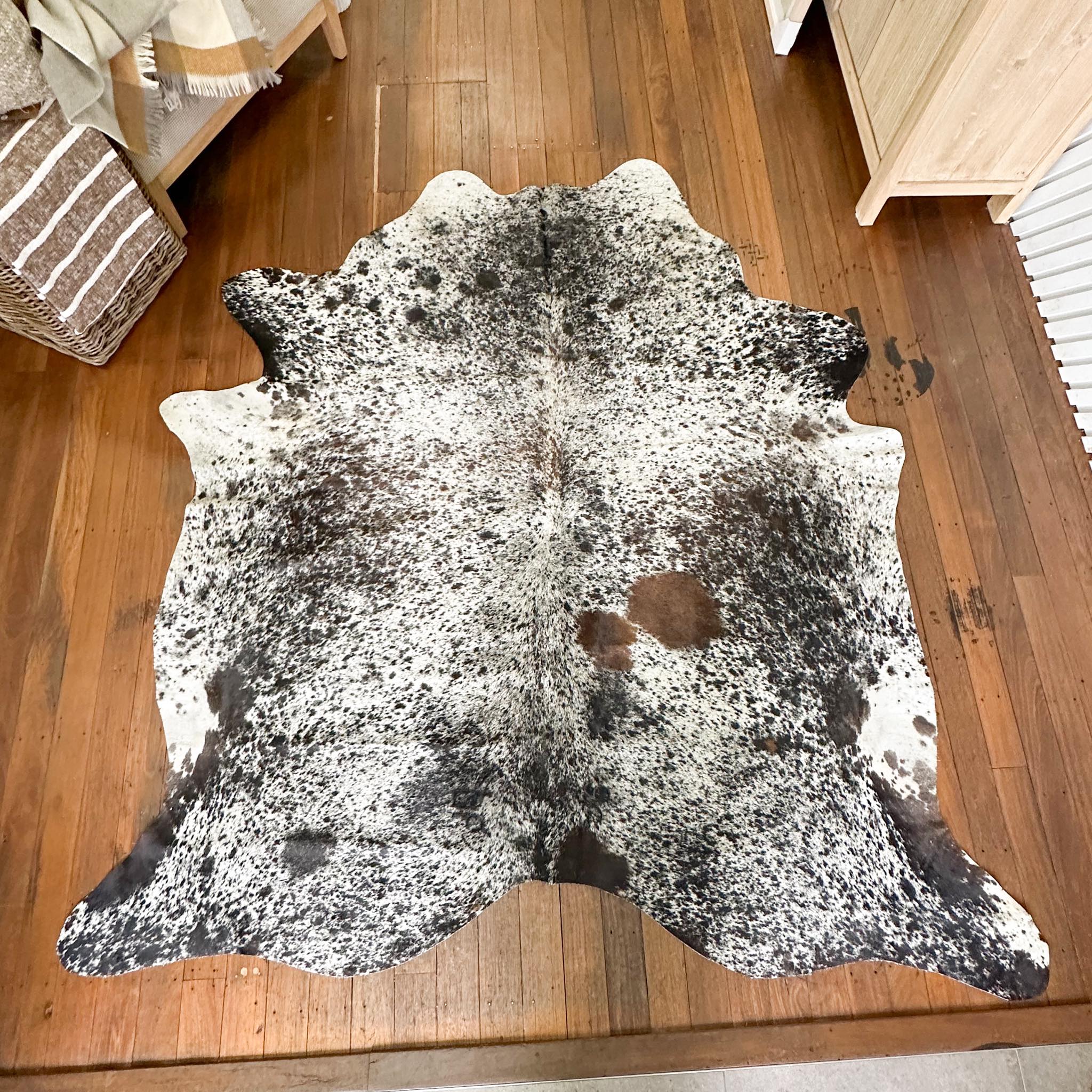 Salt + Pepper Longhorn Cowhide 2 | Floor Rug