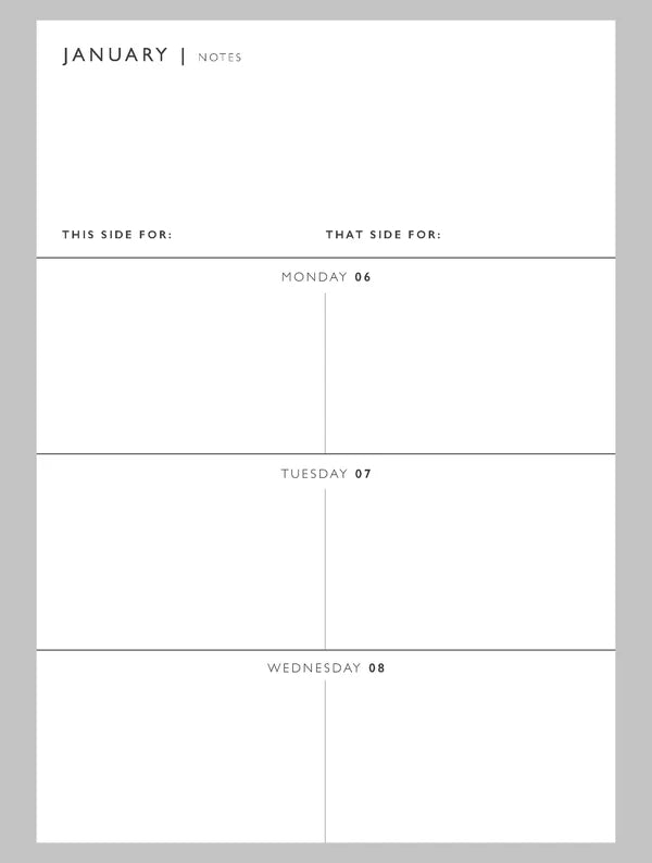 2025 Weekly Planner | Indigo