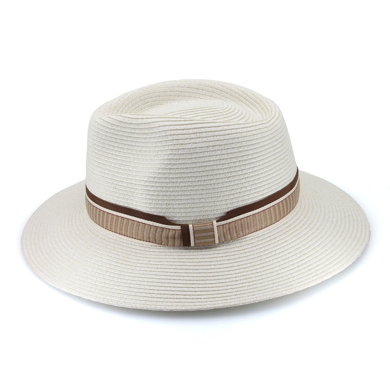 Veneto Fedora | Ivory/Earth