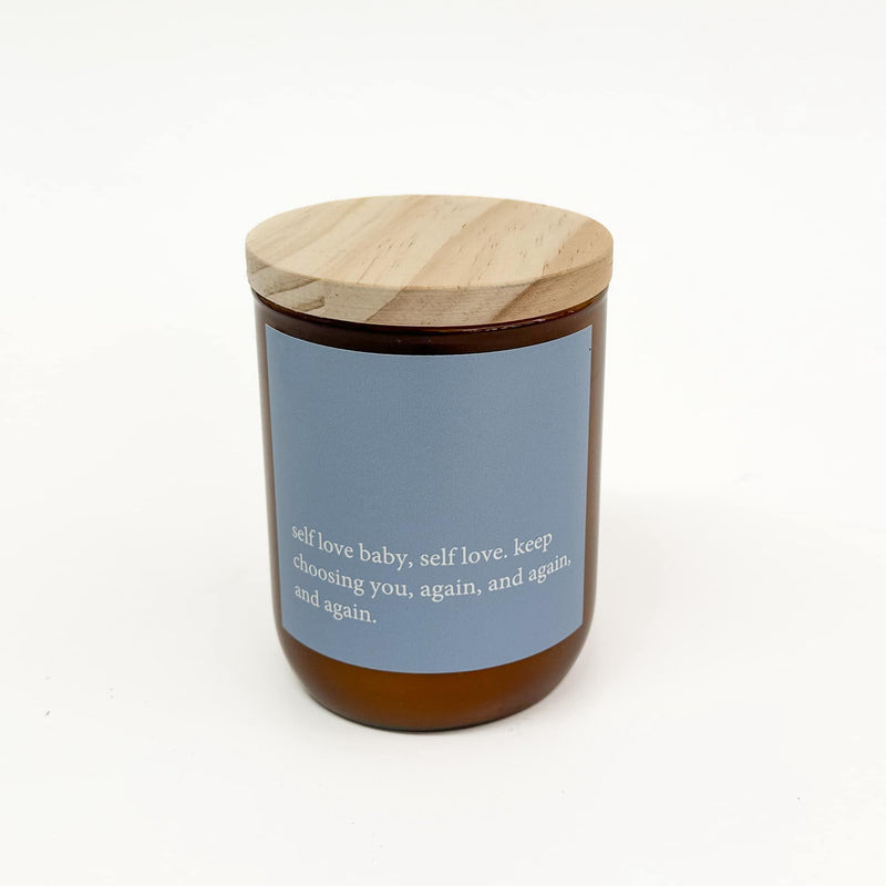 Heartfelt Quote Candle | Self Love