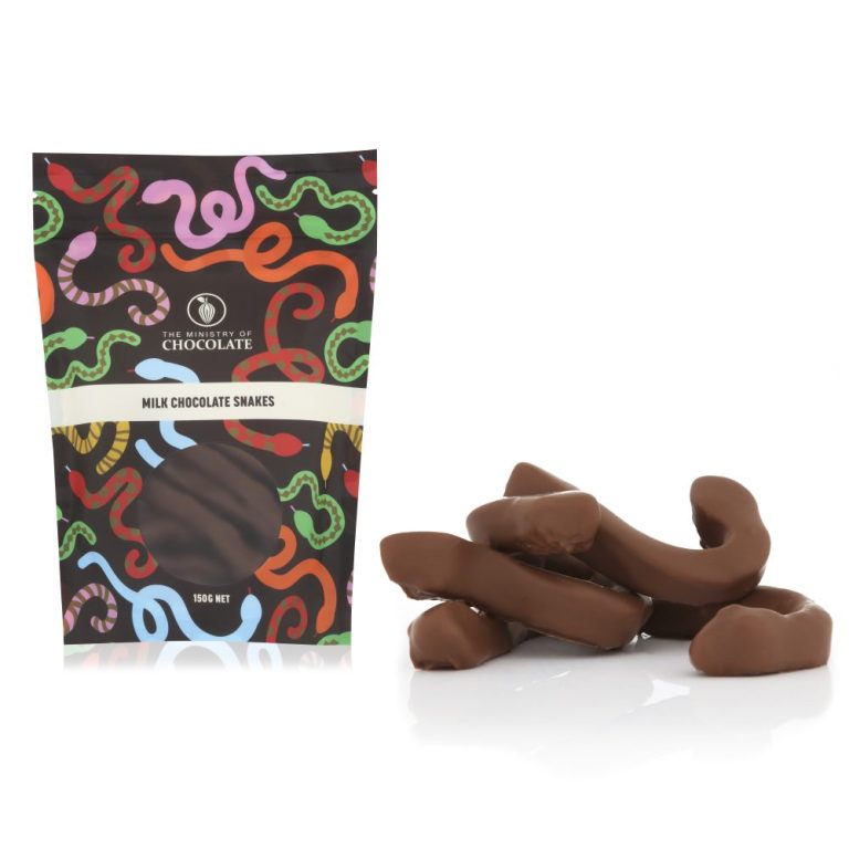 Milk Coated Chocolate Jelly Snakes 150g