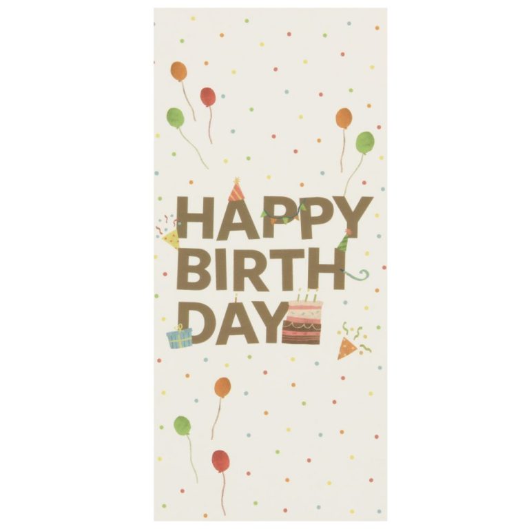 Happy Birthday Greeting Card Bar 100g