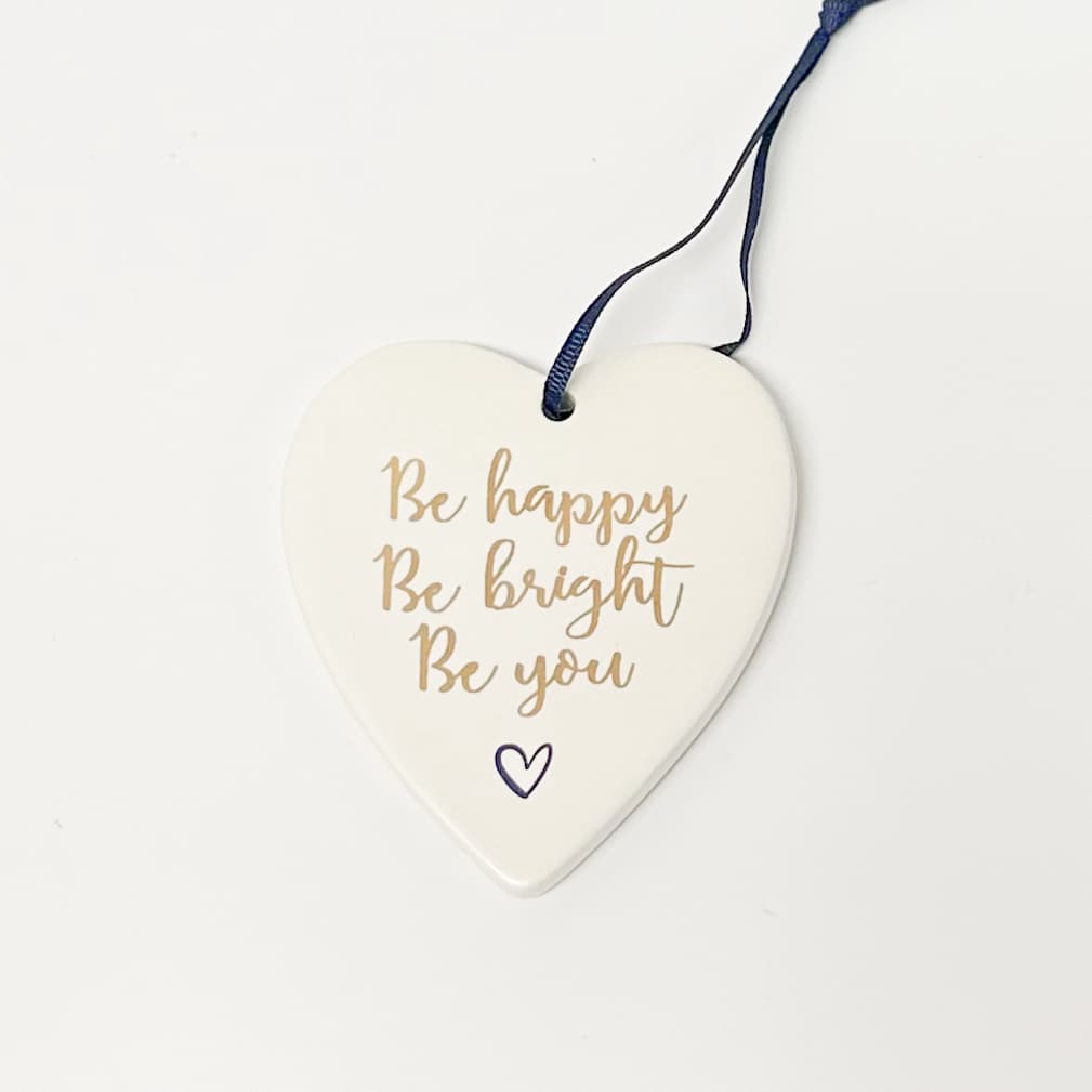 Ceramic Heart with Quote