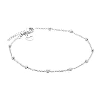 Birdsong Chain Anklet | Sterling Silver