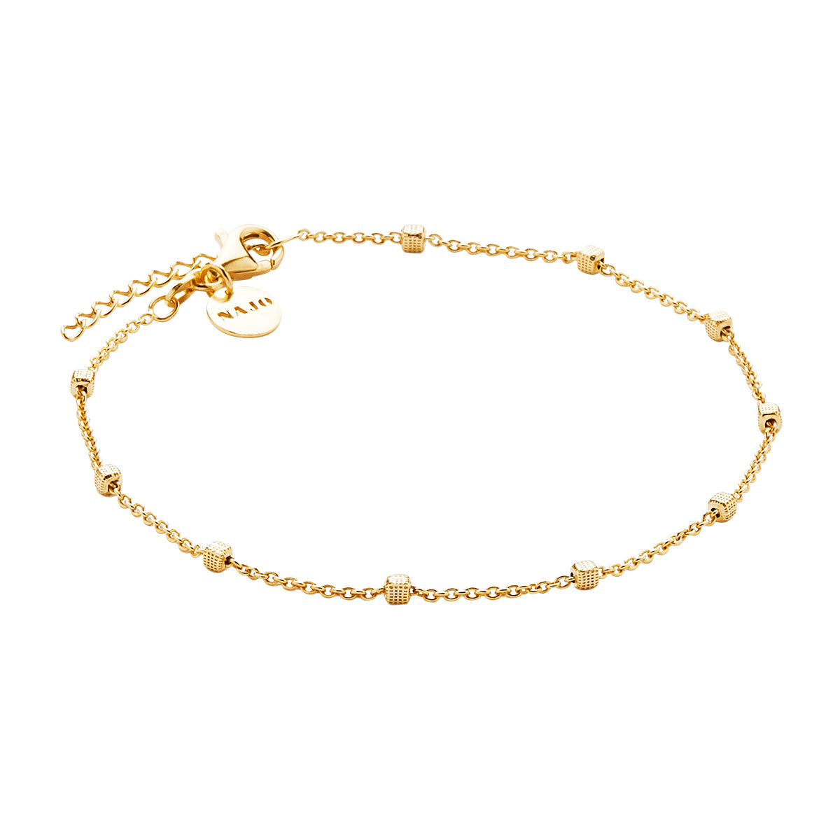 Birdsong Chain Anklet | Yellow Gold