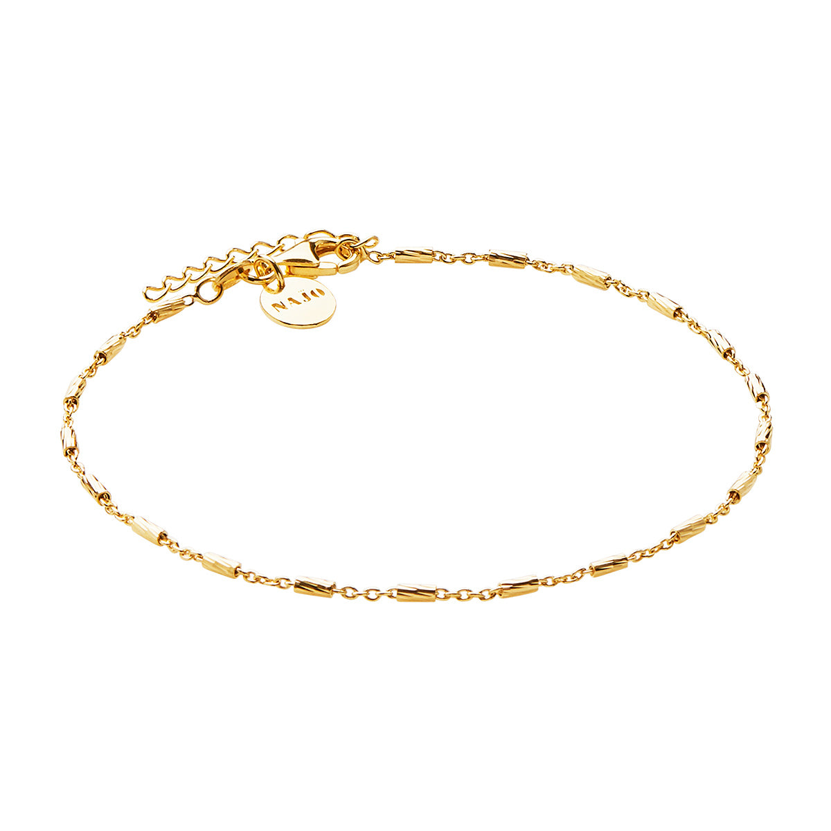 Equilibrium Chain Anklet | Yellow Gold