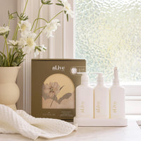 The Retreat Collection Kitchen Trio & Towel Gift Set | Lemon Myrtle & Honeydew