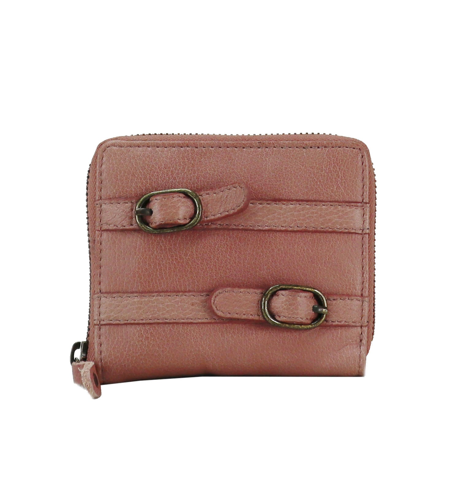 Asher Leather Wallet | Blush