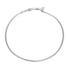 Infinity Silver Tension Bangle (60mm)