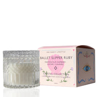 Candle Ballet Slipper Ruby | Mariposa Plum, Raspberry, Leather + Cashmere