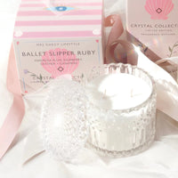 Candle Ballet Slipper Ruby | Mariposa Plum, Raspberry, Leather + Cashmere