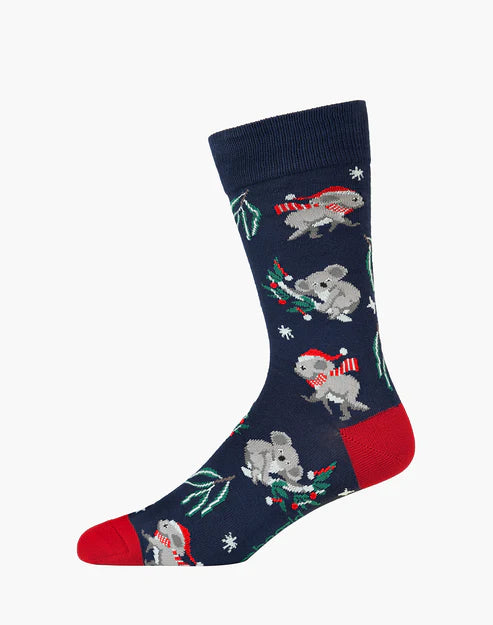 Chrissy Gumleaf Koala | Mens Bamboo Sock