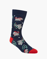 Chrissy Gumleaf Koala | Mens Bamboo Sock