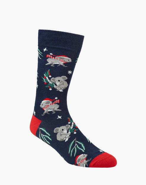 Chrissy Gumleaf Koala | Mens Bamboo Sock