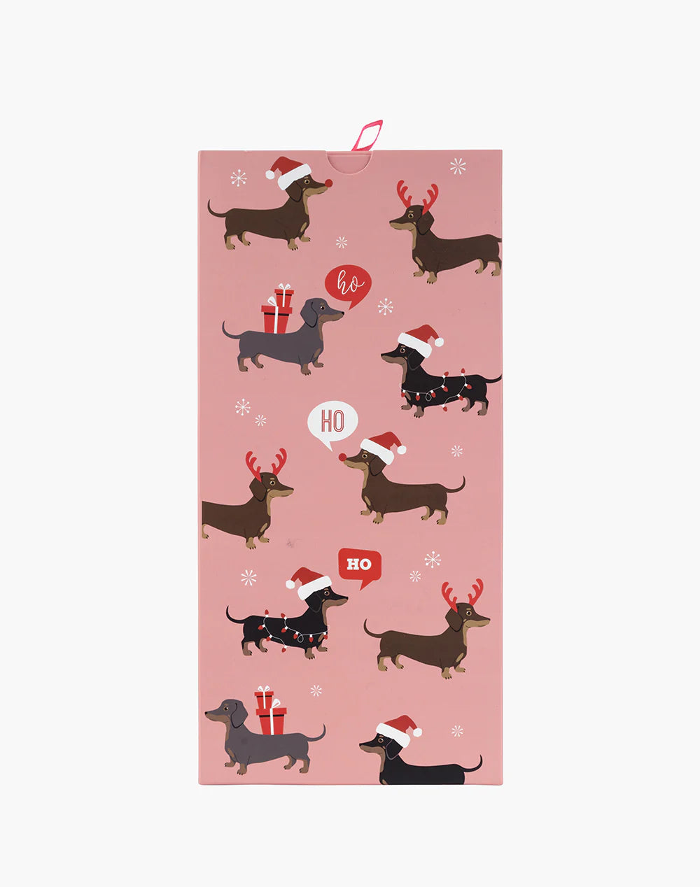 Christmas Ho Ho Ho Dash | Womens Bamboo Sock Card