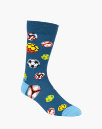 Soccer Balls | Mens Bamboo Sock