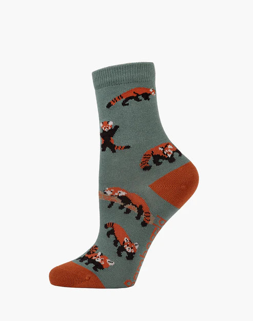 Red Pandas | Kids Bamboo Sock